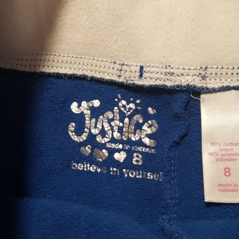 Girls shorts drawstring‎ Justice brand size 8